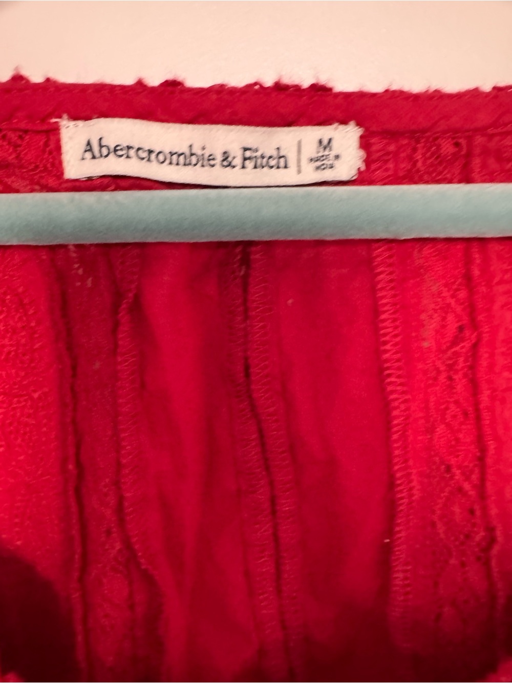 Abercrombie & Fitch Button-Through Lace-Trim Tank - Picture 6 of 6